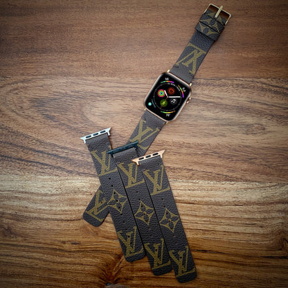 LV Classic Logo Apple Watch Band