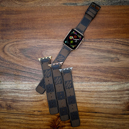 LV Damier Ebene Apple Watch Band