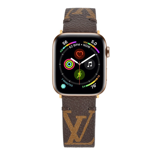 LV Classic Logo Apple Watch Band
