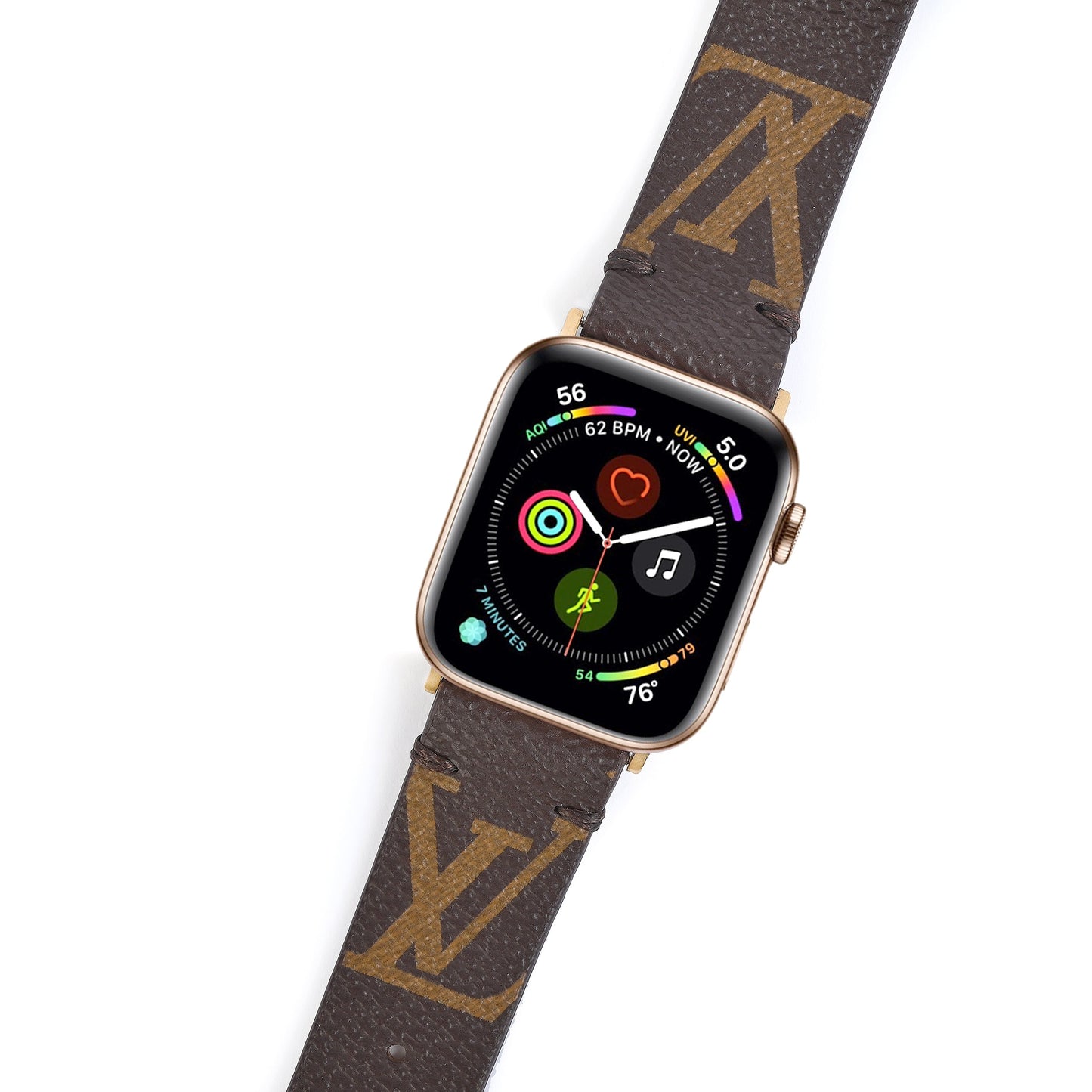 LV Classic Logo Apple Watch Band