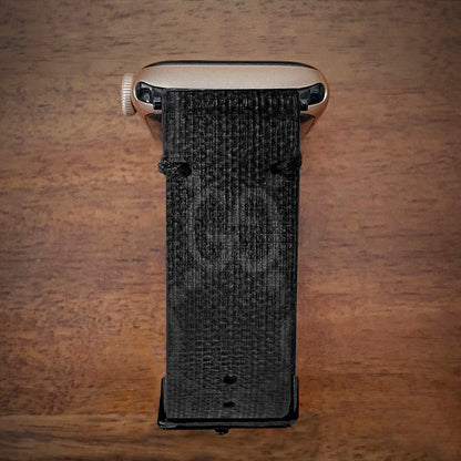Classic GG Graphite Apple Watch Band