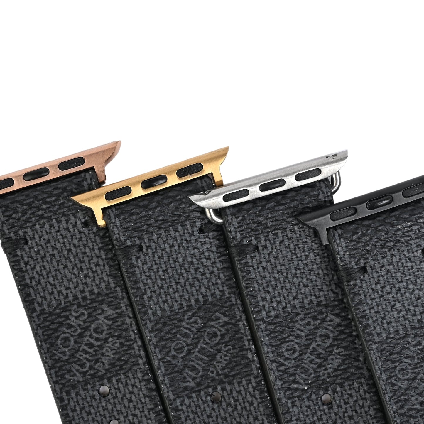 LV Damier Graphite Apple Watch Band